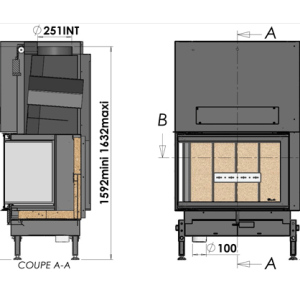D1000VAG fireplace image Specs Haus Collective Brisbane Gold Coast Sunshine Coast Northern Rivers