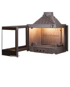 SEGUIN EUROPA 7 SWING DOOR CAST IRON FIREPLACE RHS HAUS COLLECTIVE IMAGE BRISBANE GOLD COAST TOOWOOMBA NORTHERN RIVERS