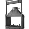 Seguin Multivision Cast Iron Fireplace Double Sided with Lift Door Haus Collective Brisbane Gold Coast Northern Rivers Toowoomba scaled