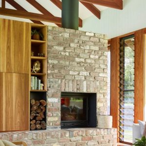 Seguin Multivision Double Sided Cast Ion Fireplace In Brickword Haus Collective Brisbane Gold Coast Northern Rivers Toowoomba