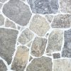 Classic Silver Travertine Crazy Paving