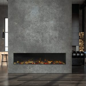 Living room interior in loft, industrial style