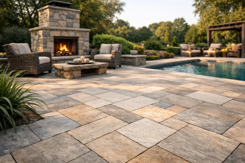 Natural Stone Tile Pavers for Outdoor Design